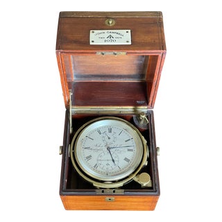 19th Century Rosewood Cased 54-Hour Marine Chronometer, by John Campbell, Liverpool For Sale