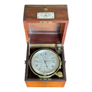 19th Century Rosewood Cased 54-Hour Marine Chronometer, by John Campbell, Liverpool