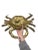 At 18" long and over 6lbs, this massive Brass Crab is the mother of all tabletop crustacean art pieces. Larger than other...