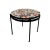 Modern hand crafted mosaic tile outdoor or indoor side table. Each unique and vary with beautiful color pattern. Black...