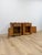 Mid 20th Century Pair of Rustic Pine Nightstands Drawer Arched Cabinet Door Scalloped European For Sale - Image 11 of 17