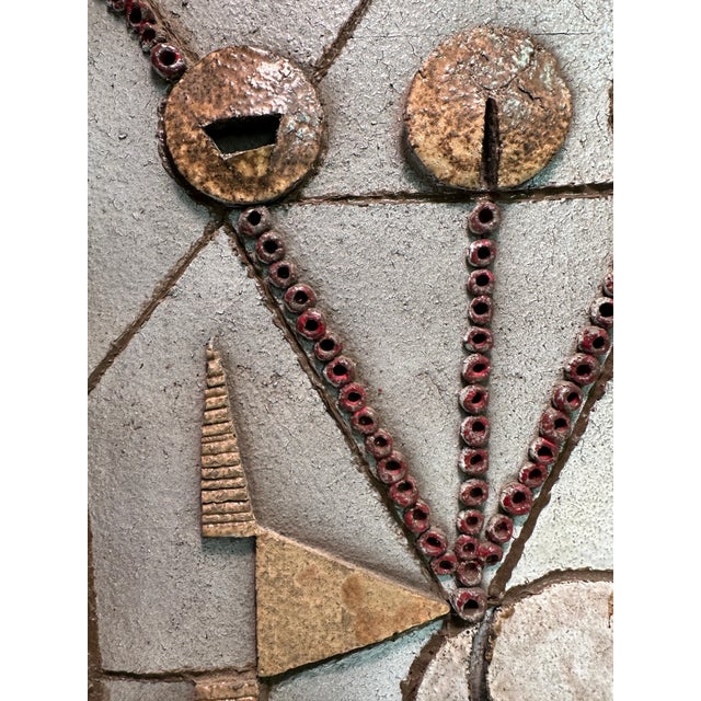 David Cressey Brutalist Ceramic Wall Sculpture For Sale - Image 4 of 12