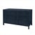 Modern Nora 60 in. W Raffia 6 Drawer Dresser, Blueberry For Sale - Image 3 of 11