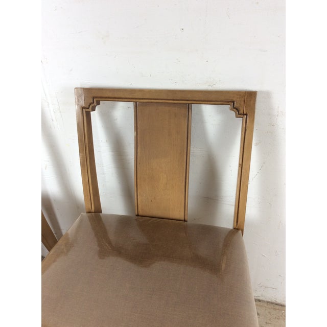 Set of 6 Mid Century Modern Dining Chairs With Limed Walnut Finish For Sale - Image 12 of 18