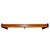 Brown Vintage Wooden Floating Wall Console, 1960s For Sale - Image 8 of 8