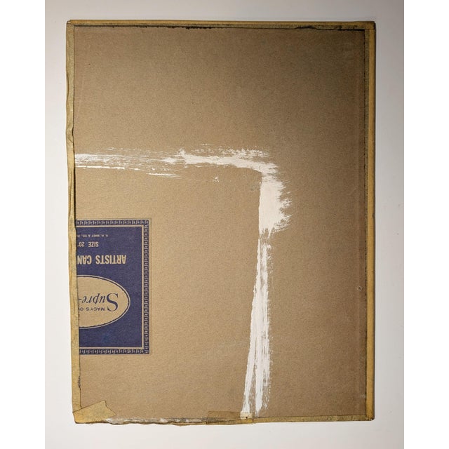 Vintage Neo-Expressionist Basquiat Style Urban Street Art Mixed Media Board For Sale - Image 4 of 4