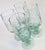 Glass Late 20th Century Icy Green Goblets - Set of Four For Sale - Image 7 of 13