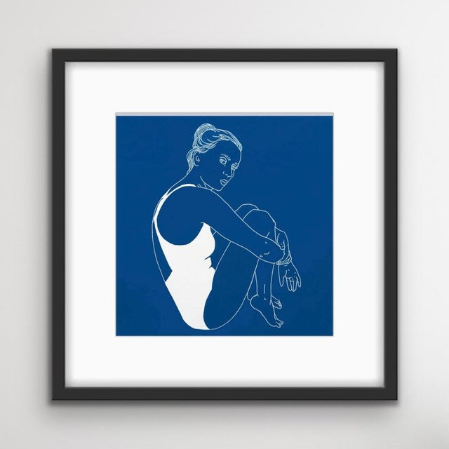 A. Borkowska, A Swimmer, Original Lithograph For Sale - Image 3 of 6