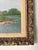 Vintage Impressionist River Landscape Oil Painting on Canvas - Framed For Sale - Image 10 of 11