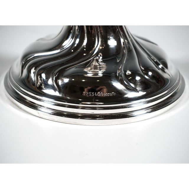 Art Deco Five-Flame Silver Candelabras by Wilhelm Binder Germany, 1920, Set of 2 For Sale - Image 6 of 8