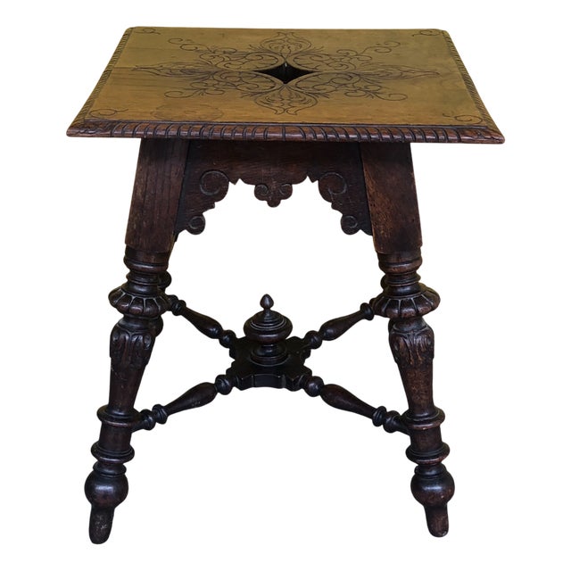 Antique Historicism Turned Stool, Early 20th Century For Sale