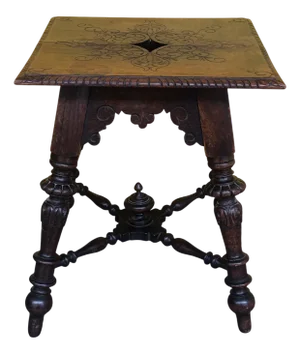 Antique Historicism Turned Stool, Early 20th Century
