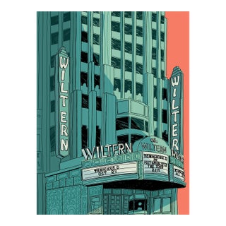 Wiltern Theater Limited Edition Print on Entrada Rag by Marz Jr. For Sale
