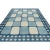 Rug & Kilim’s Contemporary Dhurrie Rug in Blue & White Geometric Square Patterns For Sale In New York - Image 6 of 7