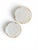 Ceramic Antique 1900s Haviland Limoges "Silver Anniversary" Porcelain Ramekins & Saucers - Set of 8 For Sale - Image 7 of 11