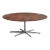 Round Rosewood + Aluminum Base Coffee Table by Arne Jacobsen for Fritz Hansen For Sale