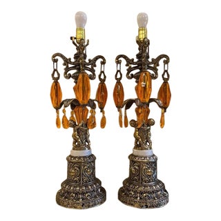 1960s Pair of Loevsky & Loevsky Lamps For Sale