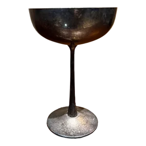 1970s El De Uberti Italy Chalice Wine Champagne Goblet Silver Plate