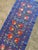 Blue Silk Suzani Table Runner With Pomegranate Vine For Sale - Image 4 of 10