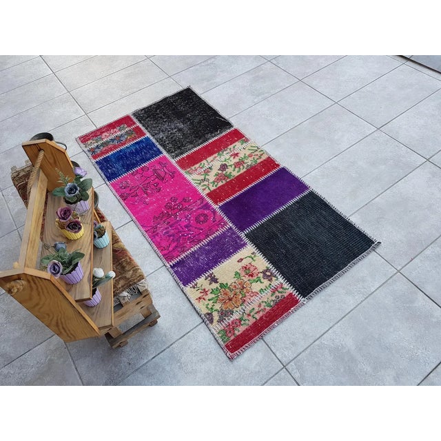 Turkish Mid 20th Century Long Turkish Runner Rug For Sale - Image 3 of 10