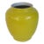 Early 20th Century Yellow Glazed Ceramic Jar For Sale