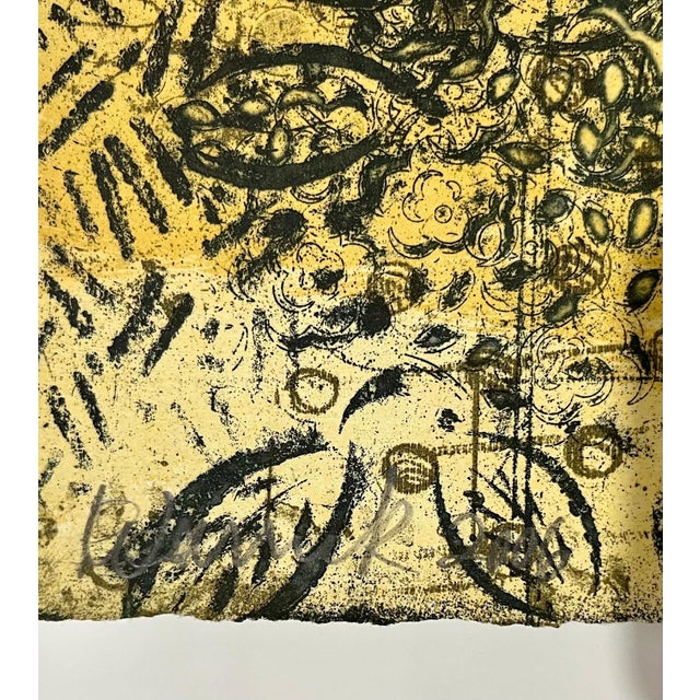 Printmaking Materials Cheryl Warrick, Abstract Drypoint Etching Cheryl Warrick African American Woman Artist, 2006 For Sale - Image 7 of 10