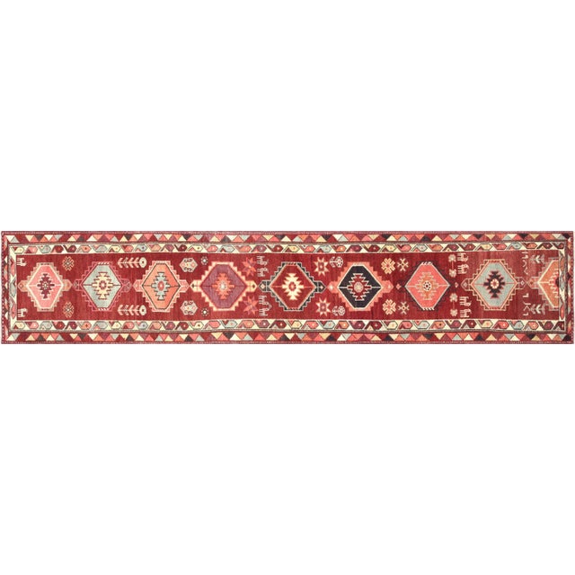 Textile 1960s Turkish Oushak Runner For Sale - Image 7 of 7
