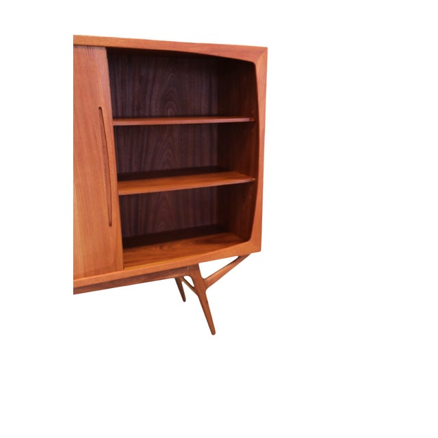 Teak Highboard by Harry Østergaard for Randers Furniture Factory, 1960s For Sale - Image 14 of 18