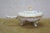 Ceramic Antique Dresden Covered Footed Turtle Soup Bowl Compote 5" For Sale - Image 7 of 17