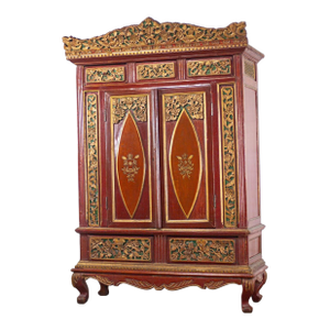 19th to Early 20th Century Indonesian Maduran Imperial Wedding or Jodang Dowry Chest for Bride