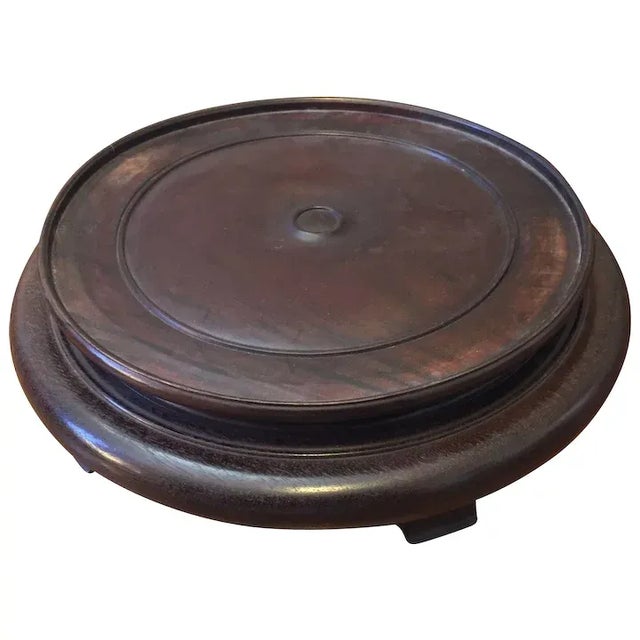 Chinese Carved Hard Wood Display Stand For Sale - Image 11 of 11