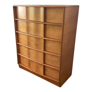 1950s Heywood-Wakefield Sculptura 5-Drawer Dresser For Sale