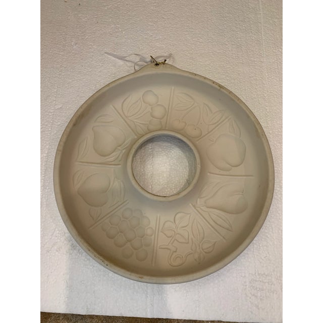Vintage Hartstone Pottery Large Round Ceramic Ring Mold Wall Art For Sale In West Palm - Image 6 of 8