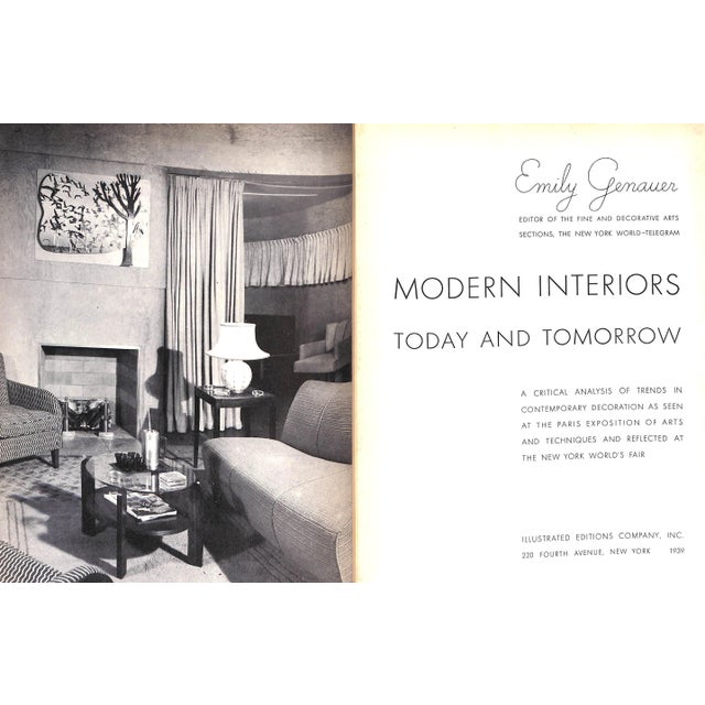 Paper "Modern Interiors: Today and Tomorrow" 1939 Genauer, Emily For Sale - Image 7 of 13