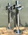 This exceptional pair of table lamps captures the adventurous spirit of the Space Age movement, heavily influenced by the...