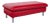Loop Ottoman in Red Leather from Willi Schillig For Sale
