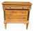 Vintage Italian Neoclassical Style Olivewood Server Chest Table Nightstand For Sale