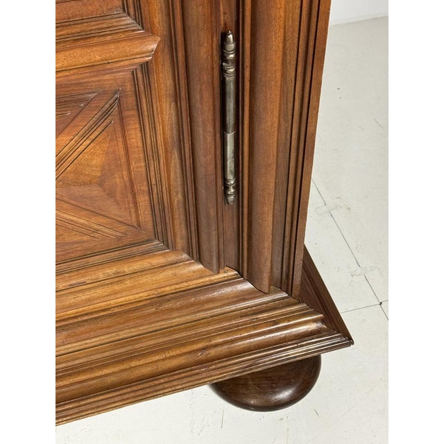 Burgundy Walnut Wardrobe, 1700s For Sale - Image 5 of 18