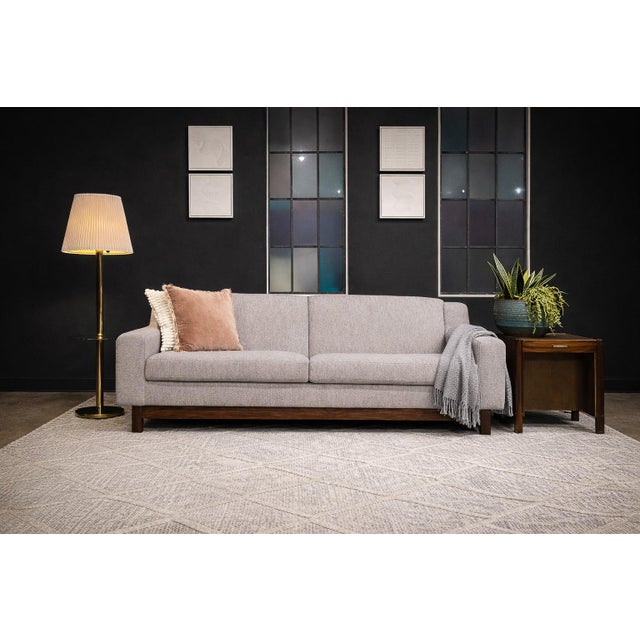 Brass Mid-Century Modern Brass Floor Lamp with Integrated Glass Shelf and Pleated Shade, Italy, 1960s - Lot 902 For Sale - Image 8 of 11