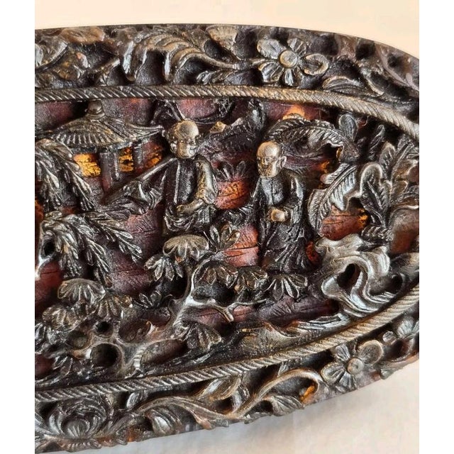 Mid-19th Century Chinese Export Cantonese Carved Snuff Box For Sale - Image 15 of 18