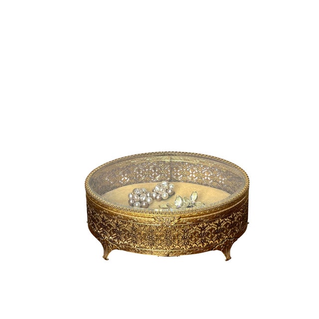 This elegant French-style jewelry box is made to showcase your finest rings, bracelets and other treasures. It is made of...