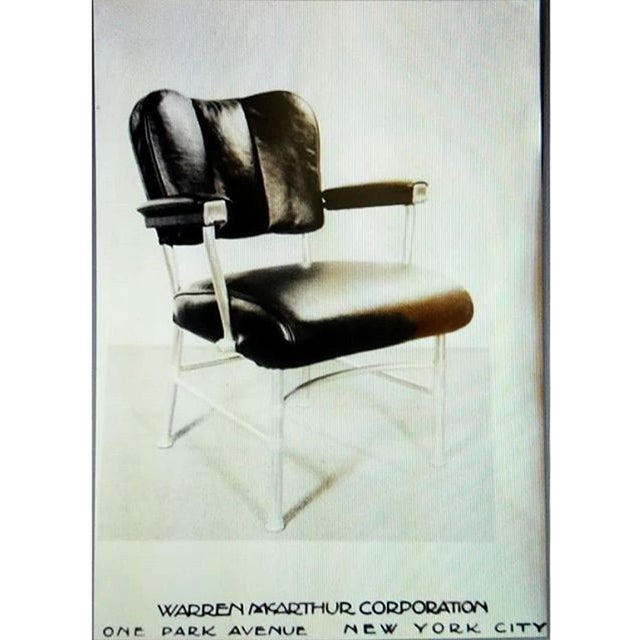 1930s Pair of Armchair Warren McArthur Rare Model with Hidden Ashtrays For Sale - Image 4 of 16