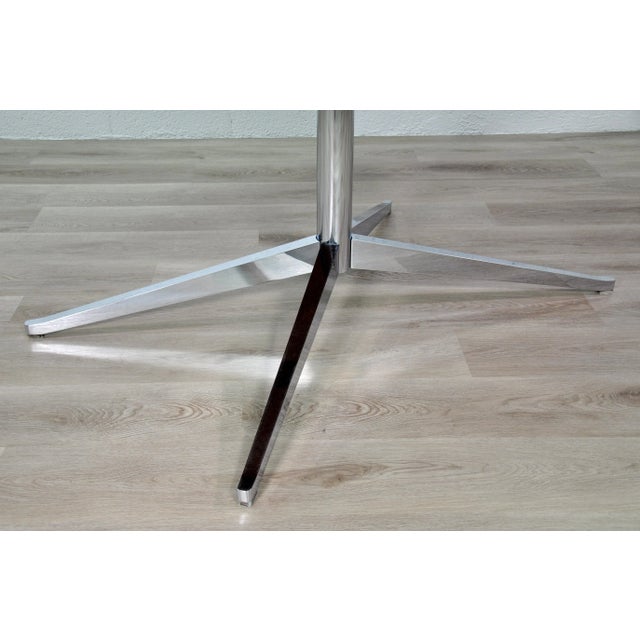 Wood Florence Knoll Walnut Oval Dining Table Desk for Knoll International Inc. For Sale - Image 7 of 12