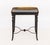 Traditional Regency Style Black With Gilt Geometric Design Lacquered Wood Tray Table For Sale - Image 3 of 12