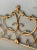 Hollywood Regency Vintage Italian Palladio Gilt King Scroll Headboard For Sale - Image 3 of 12