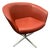Coalesse Bob Swivel Guest Chair in Red Leather For Sale