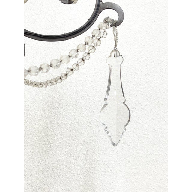 Vintage Iron Chandelier For Sale - Image 11 of 13