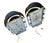 Vintage Mid-Century Modern Chrome Sconces - Pair For Sale - Image 9 of 11