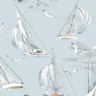 Boråstapeter Sailboats Wallpaper In Sky For Sale