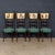 Brown Italian Dining or Games Table and Chairs with Playing Cards Motif by Aldo Tura, 1960s, Set of 5 For Sale - Image 8 of 18